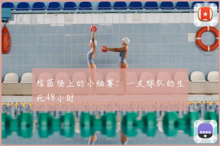 绿茵场上的小组赛：一支球队的生死48小时